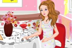 Барби в Кафе - Coffee Time Barbie Decoration